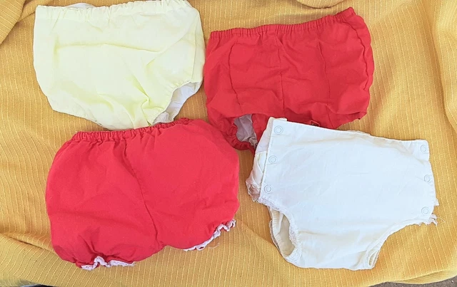 Vintage Plastic Pants Baby Cloth Diaper Covers Handi-Maxi