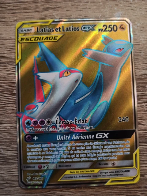 CARTE POKEMON LATIAS Et Latios Gx Full Art 169 181 Duo De Choc Fr EUR 8 carte-pokemon-latias-et-latios-gx-full-art-169-181-duo-de-choc-fr-eur-8