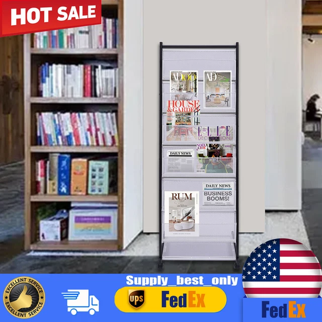 Brochure Display Stand Literature Stand Floor Standing Magazine Rack Holder USA