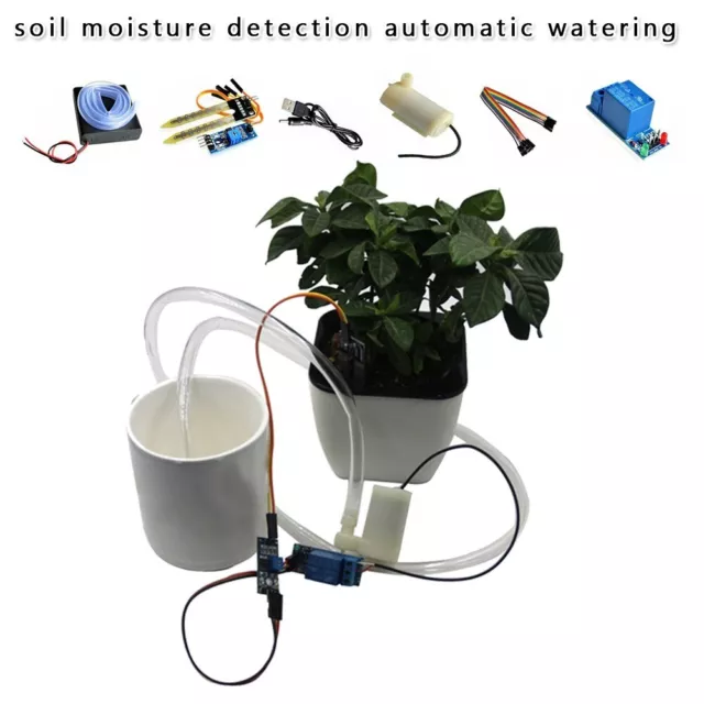 Intelligent Automatic Watering System with Soil Moisture Detection DIY Kit