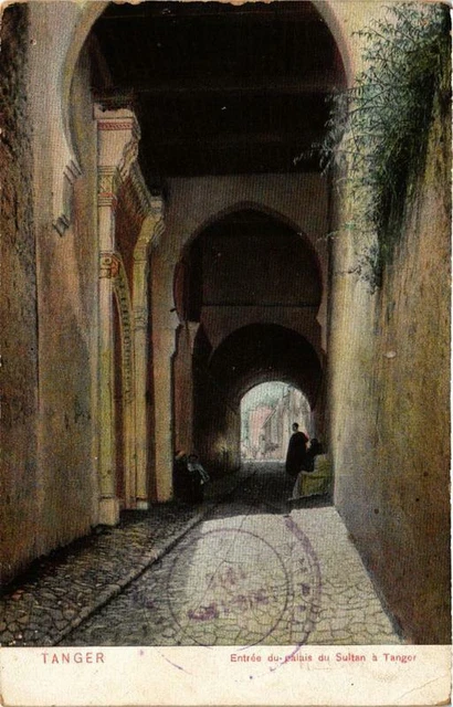 CPA AK TANGER Entrée du Palais du Sultan MAROC (688250)