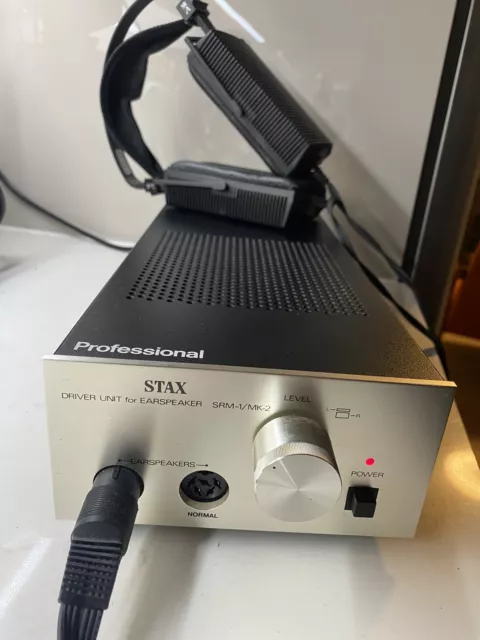 Hifi headphone Stax SR-A electrostatic Earphones W/ Stax SRM-1/MK-2 Driver Unit. Hifi headphone Stax SR-A electrostatic Earphones W/ Stax SRM-1/MK-2 Driver Unit.