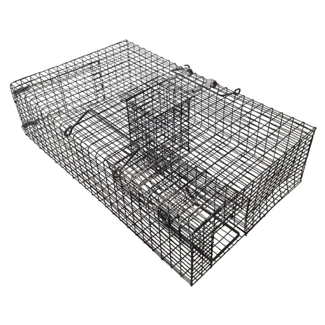 Rugged Ranch RATTR Live Rat Squirrel Chipmunk Metal 2 Door Trap Cage (Open Box)