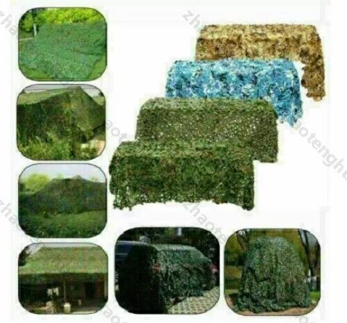 Tarnnetz flecktarn Bundeswehr Armee Netz Tarnung Dekonetz Größewahl 2x3M 4x6M