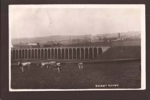 Yorkshire-Penistone-Barnsley-The Viaduct & Town-1904-Rp.