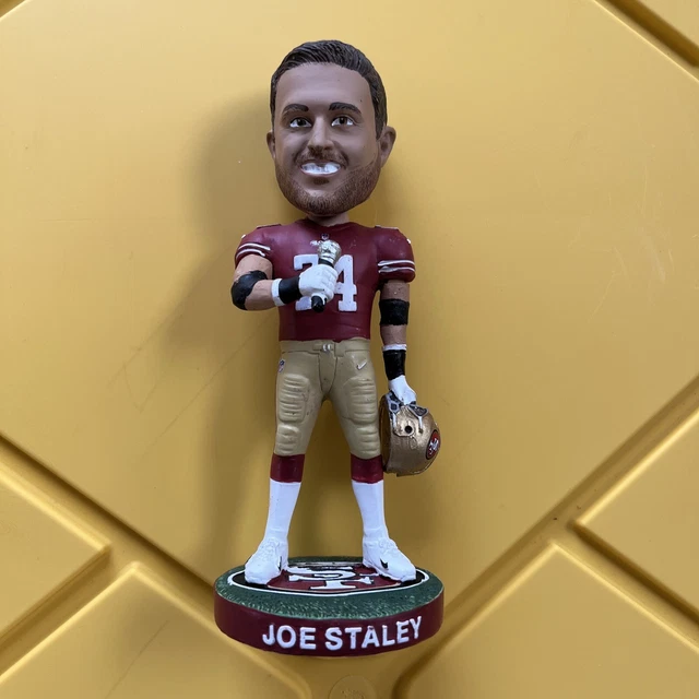 Joe Staley San Francisco 49ers Bobblehead 2019 Microphone Limited Edition w/Box