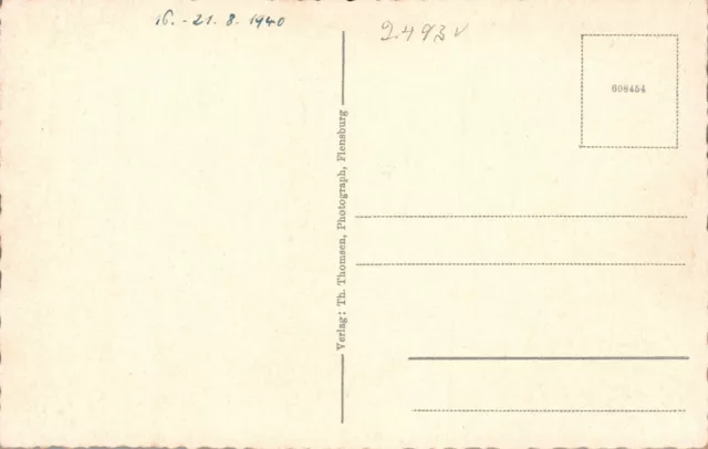 AK Flensburg, Duborg-Skolen, beschrieben 1940, Thomsen (Nr. 2264) 2