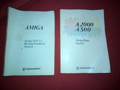 COMMODORE AMIGA A2000 A500 MANUALE di base in buonissima condizione 