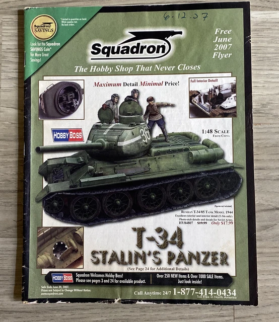 THE SQUADRON SHOP Military Model & Hobby Catalog June 2007 4.00 PicClick