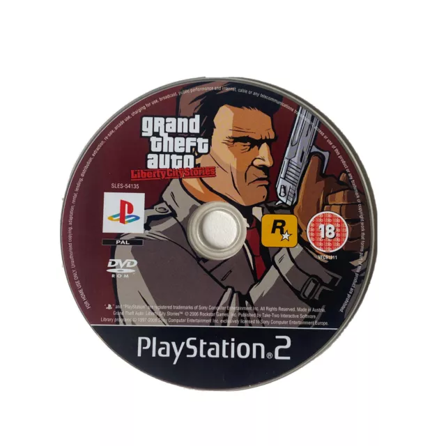 Grand Theft Auto Liberty City Stories Gioco Sony PS2 Playstation 2 Solo Disco