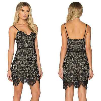 For Love and Lemons Vicky lace mini dress size XS