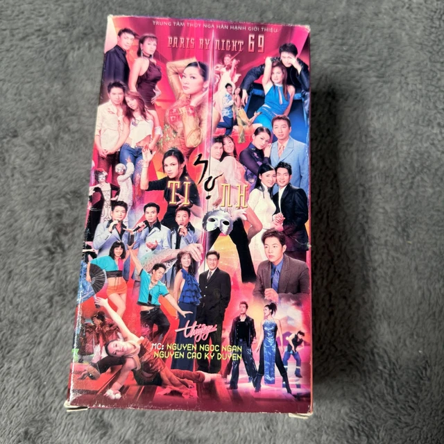 Paris By Night 69 Hi Fi VHS Tape Set Vintage Vietnamese Music Thuy Nga