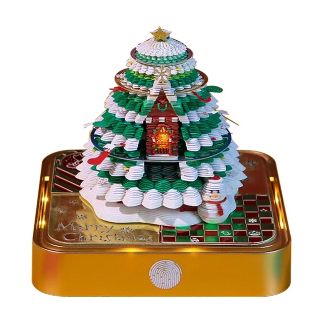 PAPER CARVING ART 3D Desk Calendar Calendar Memo Pad Christmas £26.01 ...