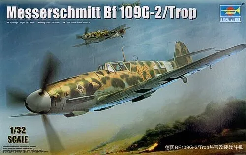 Trumpeter 02295 - 1/32 Messerschmitt Bf-109G-2 Tropical model kit