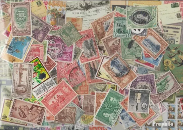 Trinidad et Tobago 100 différents timbres