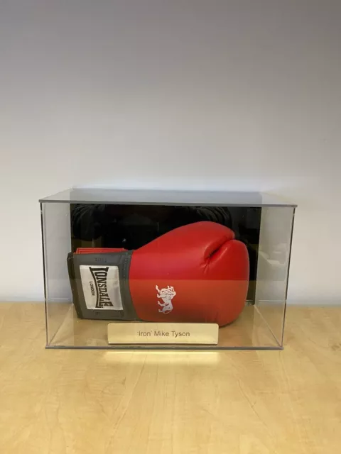 Boxing Glove Landscape Wall Mounted Personalised Perspex Display