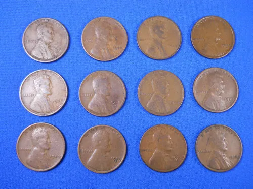 Lincoln Wheat Cent Penny Set Collection 41 Coins Some Tough Dates (See List)