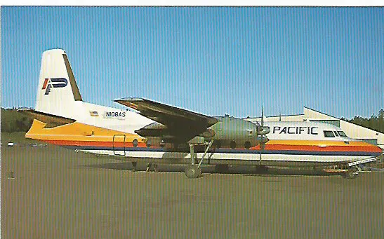 Air Pacific  Fokker F27   Post Card
