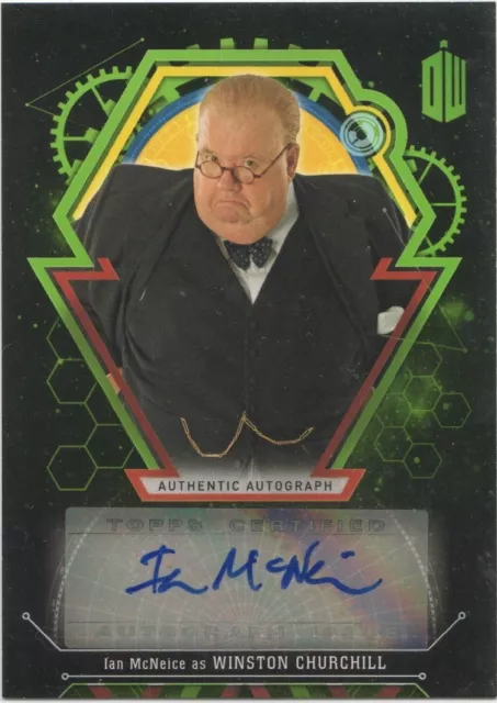 IAN McNEICE Autograph card #14/50- DOCTOR WHO Extraterrestrial Encounters