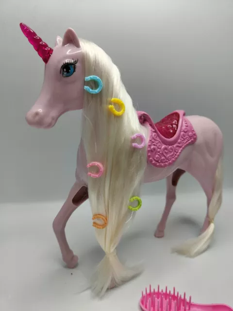 Barbie Pony Unicorn Horse with Lights Light Up Saddle Horn 2