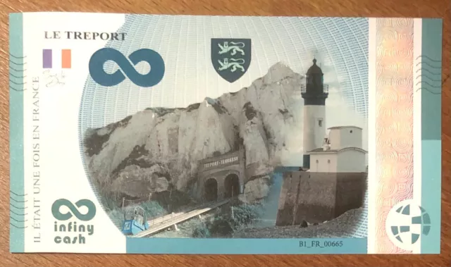 2024 Billet Infiny Cash Le Treport No Euro Souvenir Schein Banknote Paper Money