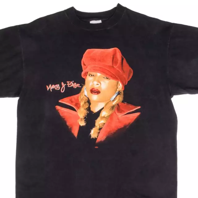 Vintage Mary J Blige My Life Tour 1994 Rap Tee Shirt Size Large