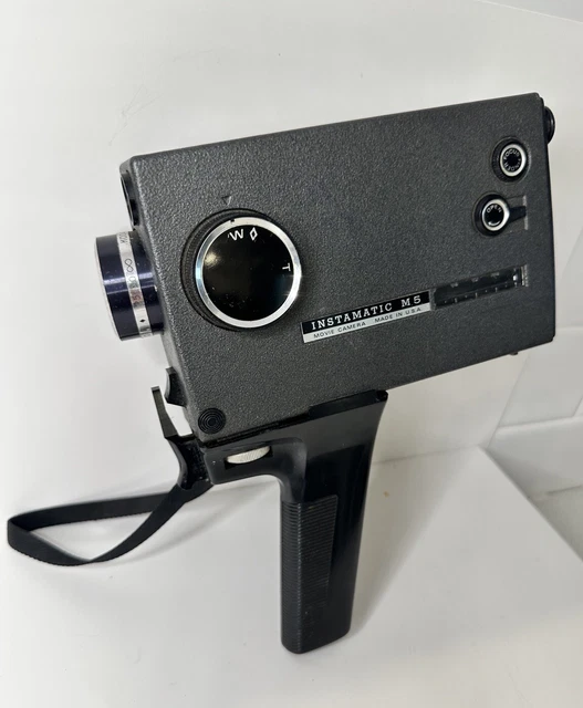 Vintage Kodak Instamatic M5 8MM Movie Camera Kodachrome 40 Movie Film Type A