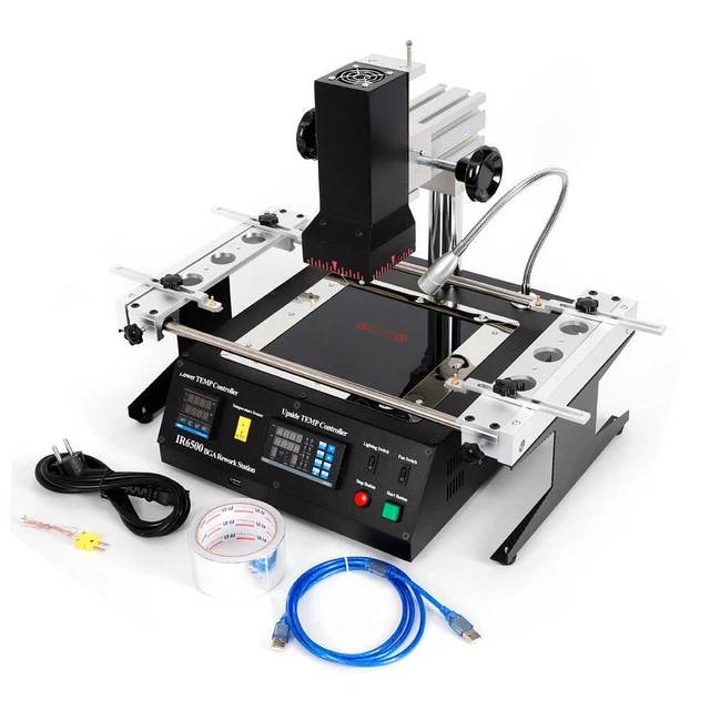 IR6500 BGA Rework Station Soldering System Infrared Reballing Machine 1250W SALE