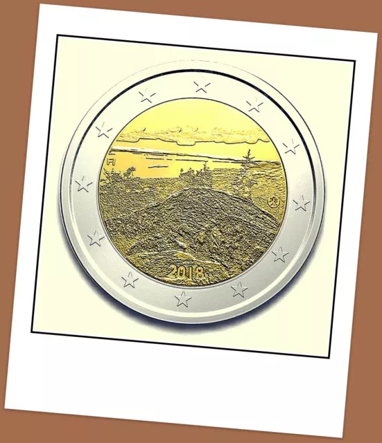 2 Euro Gedenkmünze Finnland ( I ) 2018 - Finnische Nationallandschaft Koli -