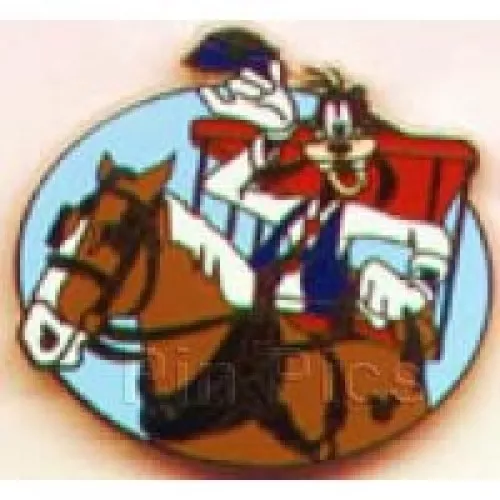 Disney Pin: WDW Cast Lanyard Series #3 Magic Kingdom Transport Goofy/Horse