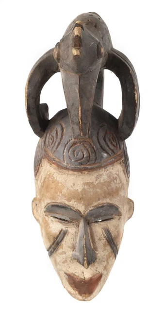 Igbo Passport Helmet Wood Mask Nigeria African Art