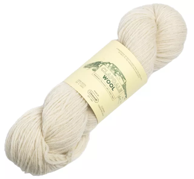 Clapdale Wolle rückverfolgbar Yorkshire 100g DK Hank UK hergestellt britische Strickwolle 2