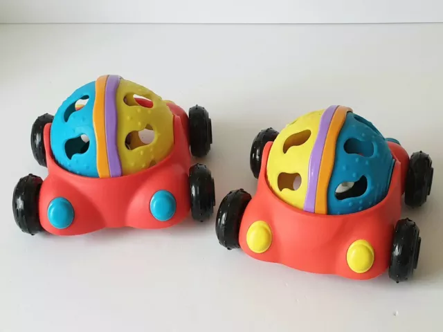 2 Playgro Junyju Rattle and Roll Cars Listing is for Both Cars