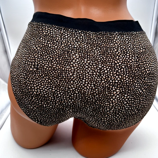 Vintage Jockey Sz 5 Animal Print Wide Elastic Waist Brief Sissy Nylon Spandex