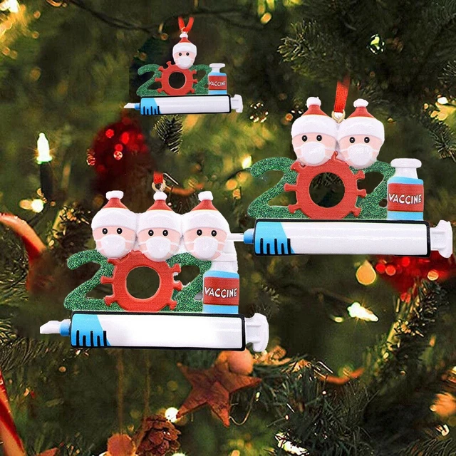 Christmas Tree Decoration. Personalised Family Ornament. Xmas Bauble 2021-Doll
