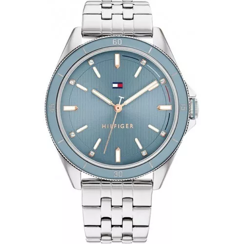 Tommy Hilfiger Silver Women's Analogue Bracelet Watch Emma 1782481 MSRP $145