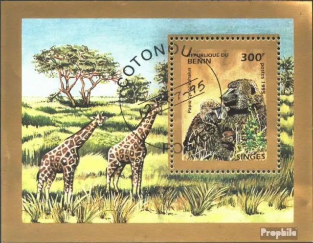 Benin Block10 (kompl.Ausg.) gestempelt 1995 Affen