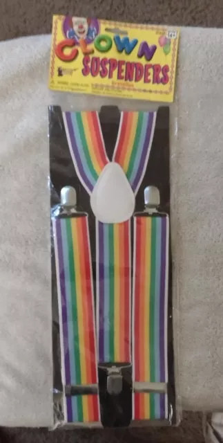 Clown Suspenders mork And Mindy New In Package