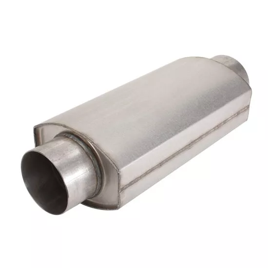 Dynatech® 776-14402 Oval Split Flow Muffler, 4 Inch