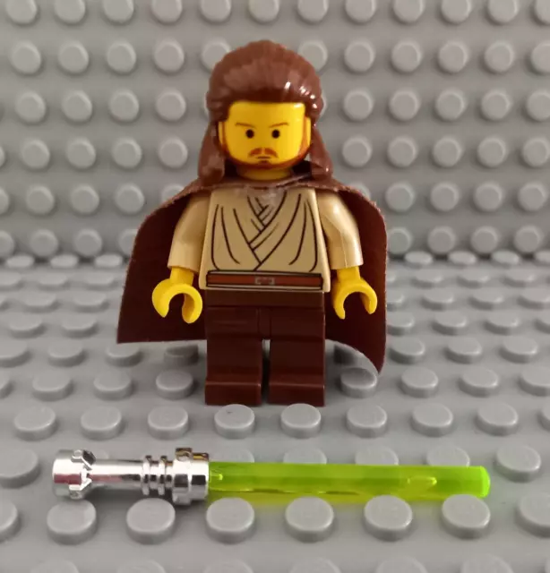 Lego Star Wars Minifigures Qui-Gon Jinn Original version 7101, 7121, 7161  sw0027