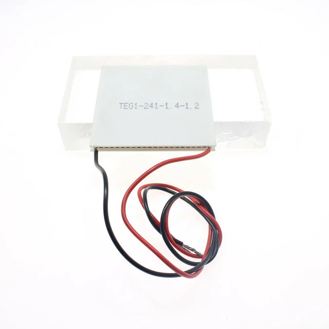 Feuille Génératrice Thermoélectrique Pour Ventilateur De Cheminée - Graphite, Résiste à 227°C - Compatible Plupart Des Modèles