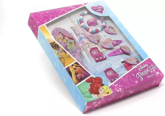 Disney Princess 11 Piece Hair and Beauty Set Hair Accessories Set