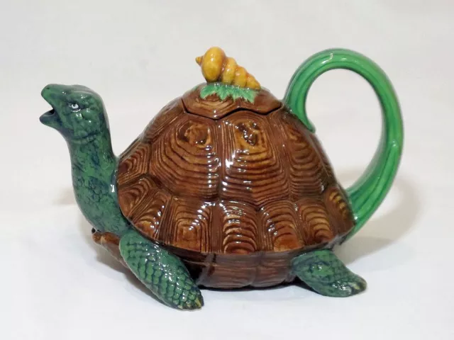 Minton Archive Collection Majolica TORTOISE Teapot Minton Archive Collection Majolica TORTOISE Teapot