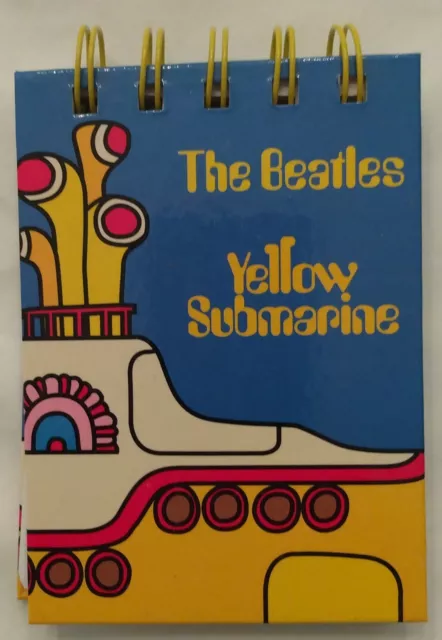 The Beatles Yellow Submarine Note Pad New Unused Half Moon Bay Unlined Paper