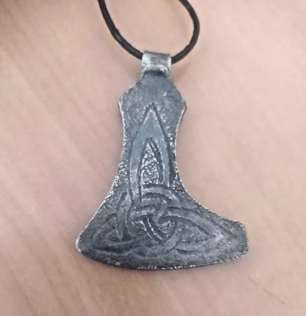 Viking Talisman Amulet Ancient Silver Pendant Spiritual Necklace Nordic 2