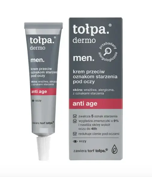 Tolpa Tołpa Dermo Men Anti Age Cream against signs of aging under the eyes  10ml