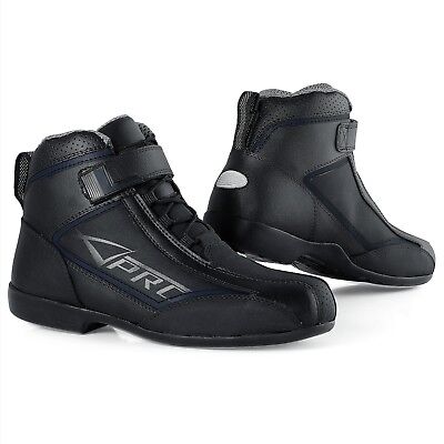 Winter Leather Waterproof Sport Boots Motorcycle Motorbike Boots Black 42