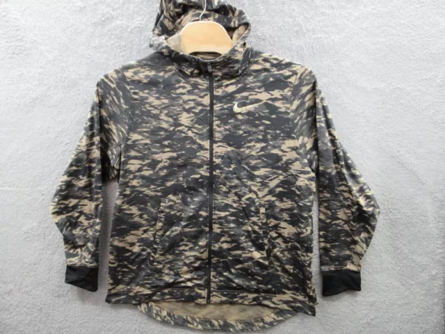 Nike men's allover camo print spotlight basketball hoodie hotsell