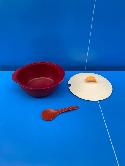 TUPPERWARE : Soupière Cocotte ISO DUO Isotherme 3,1 Litre Blanc/Violet