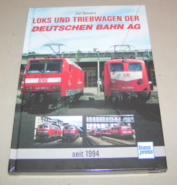 Illustrated Book Locomotives And Railcar Der Deutsche Bahn Ag Since 1994 New
